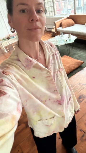 sample sale leisure top in nosara - RAW SILK