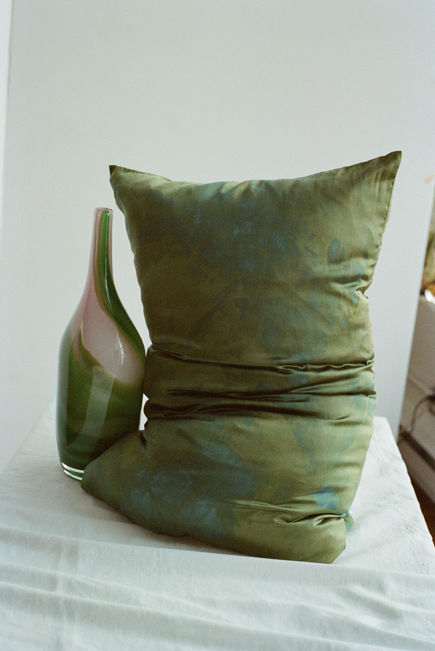 Silk Pillowcase in Forest