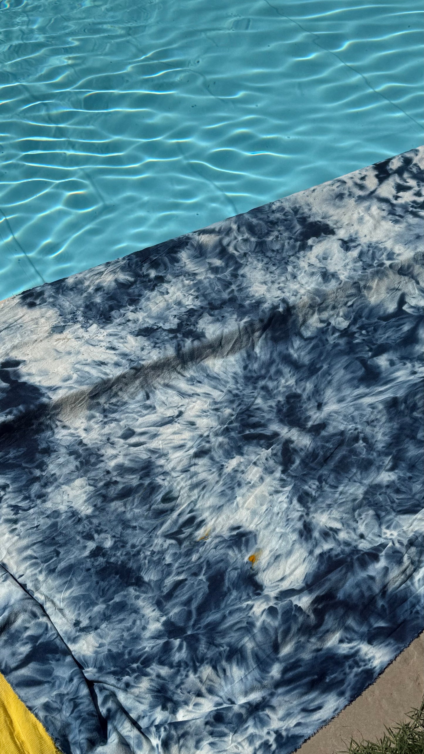 Raw Silk Beach Throw in Splash