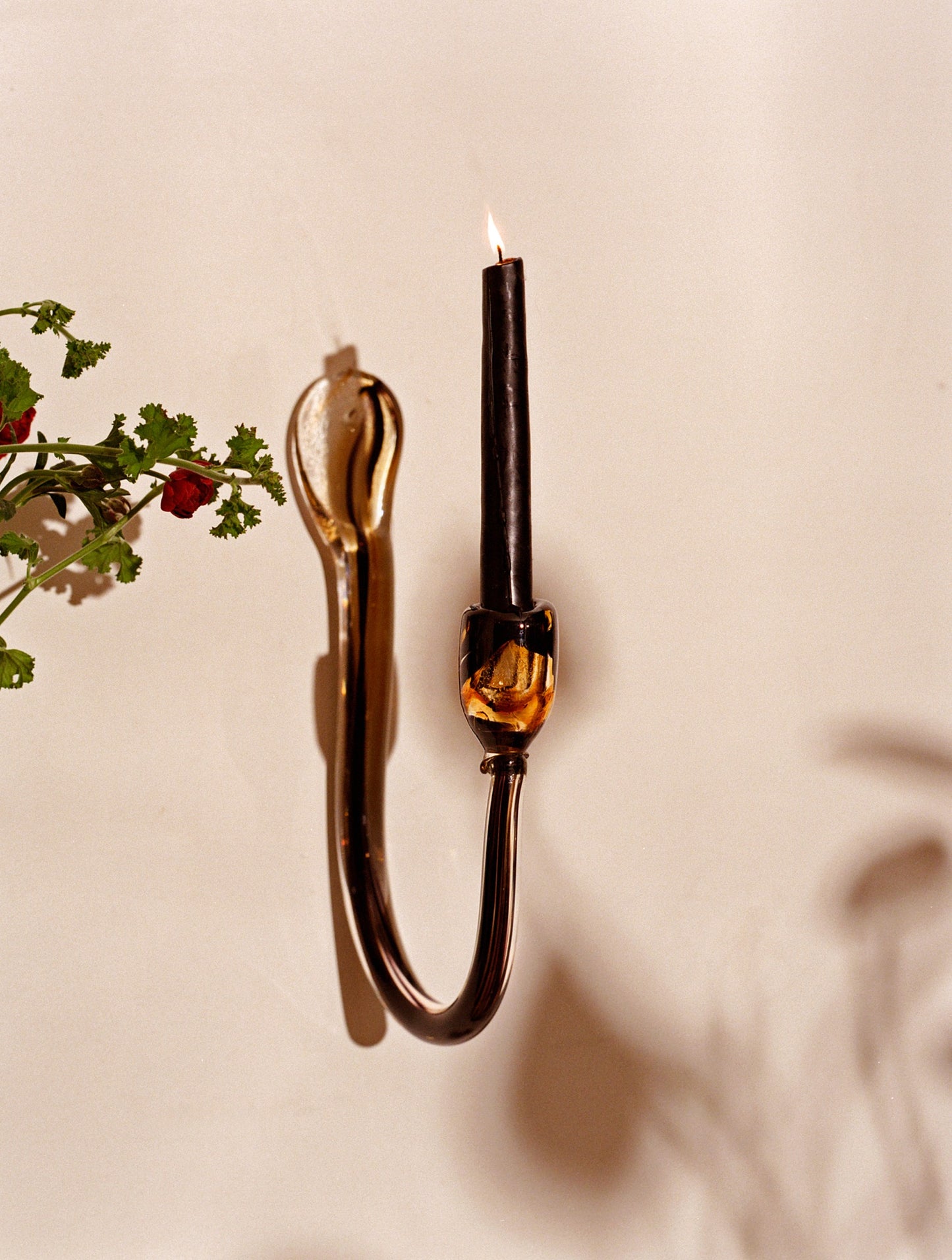 wall candle holder in fume