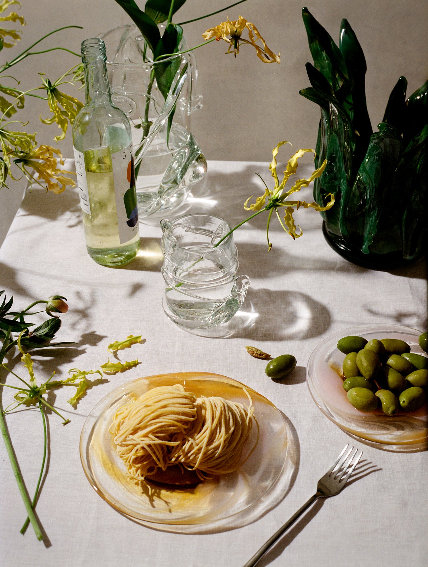 glass dinner plate in frankie