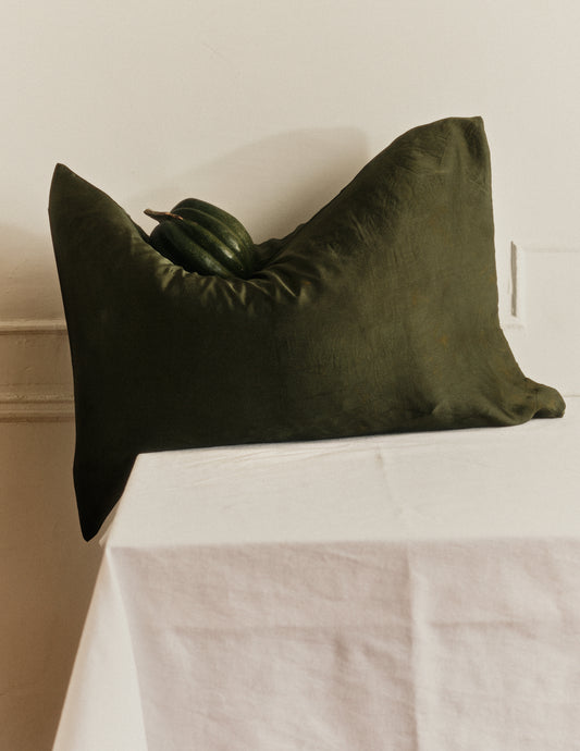 Silk Pillowcase in Forest