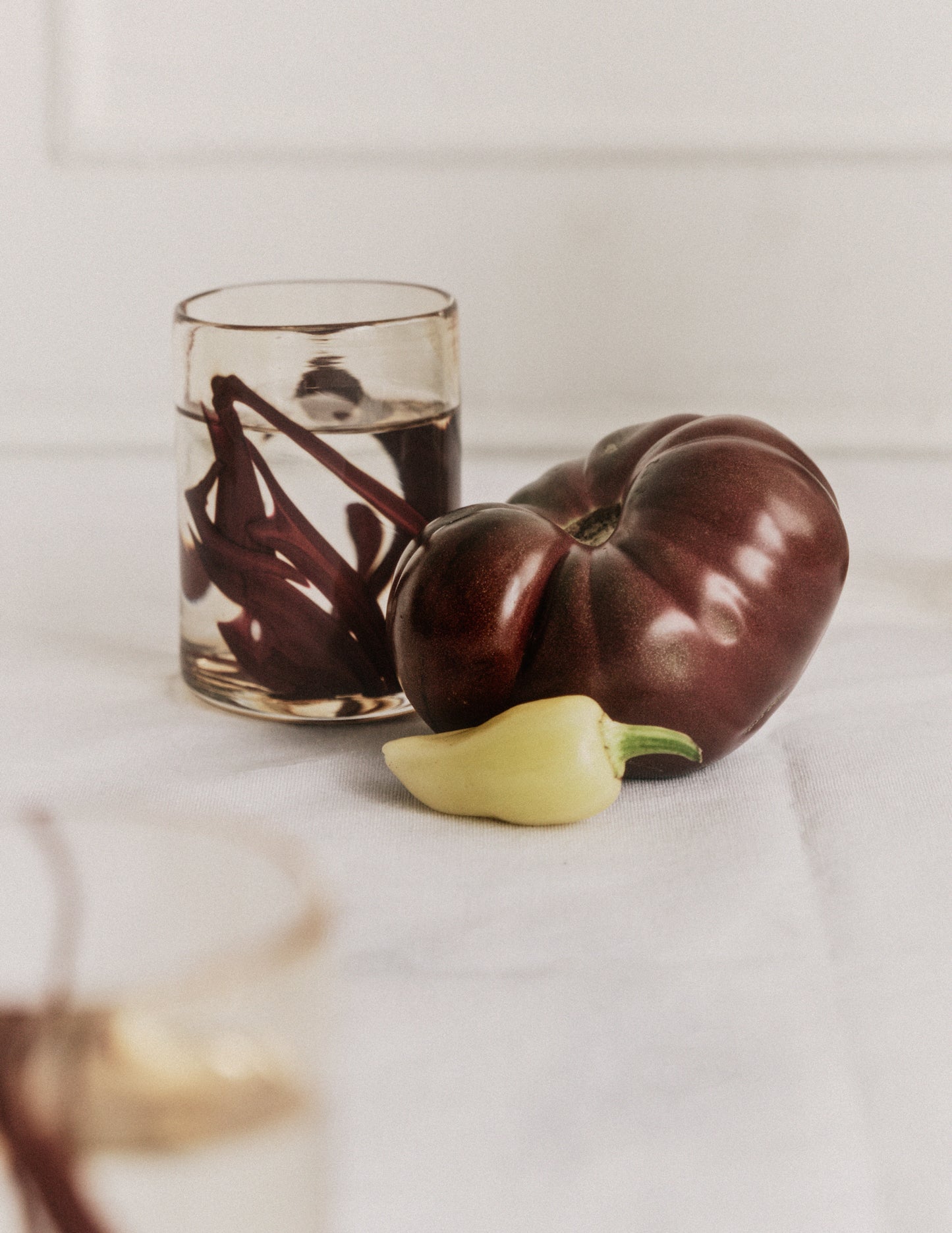 Handblown Glass in Amaranth