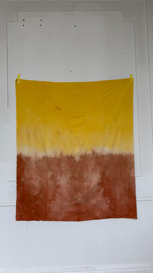 sample sale textile in marigold + cutch