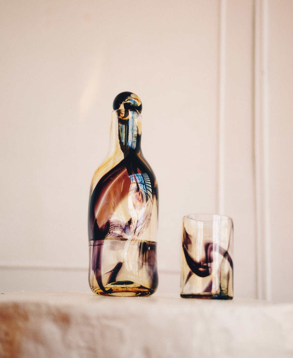 Glass Bottle in Fumé