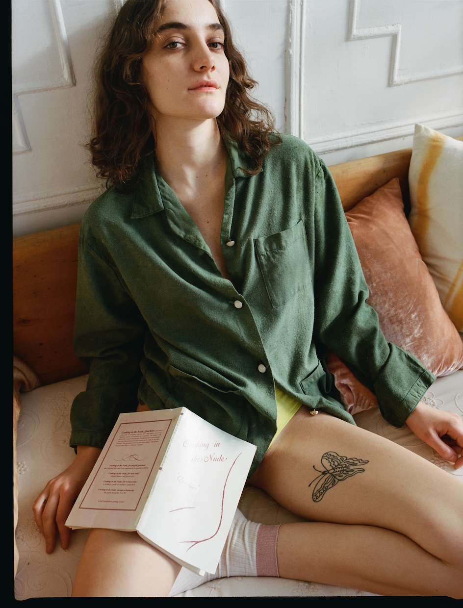 Sample Sale Leisure Top in Forest