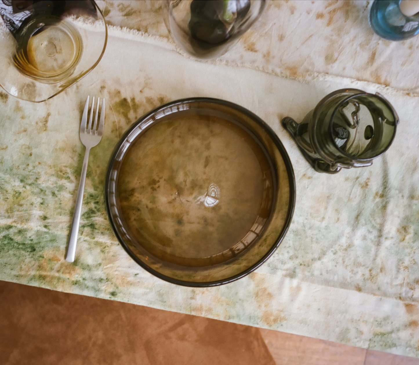 bucatini bowl in smoky quartz
