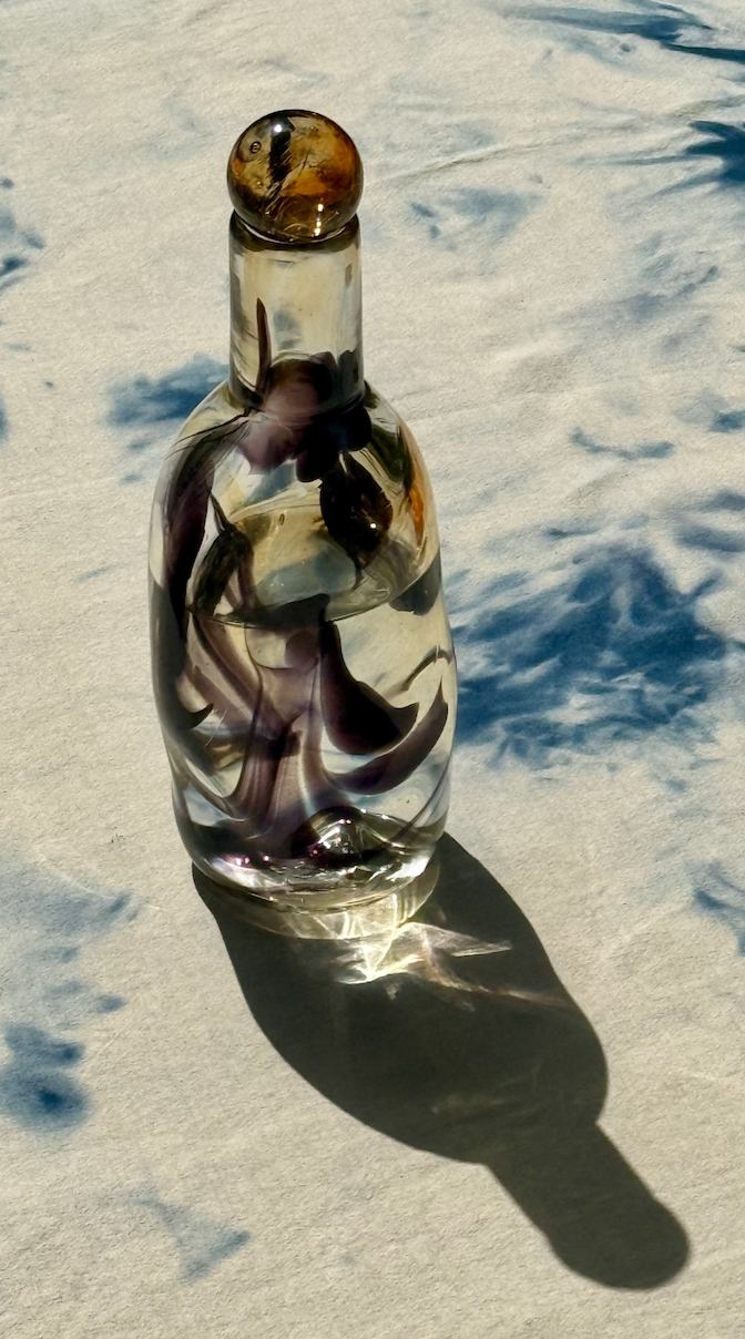 Glass Bottle in Fumé