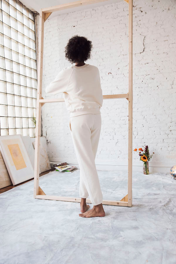 Sample Sale Sweatpant in Butter