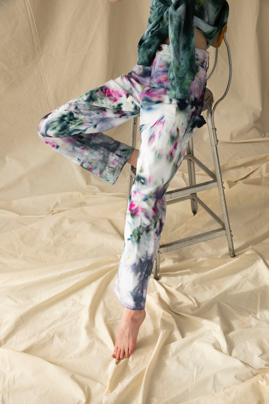 Sample sale dyed Dickies in Garden Party