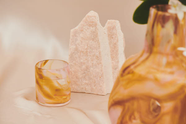 Hand Dyed Frankie Glass